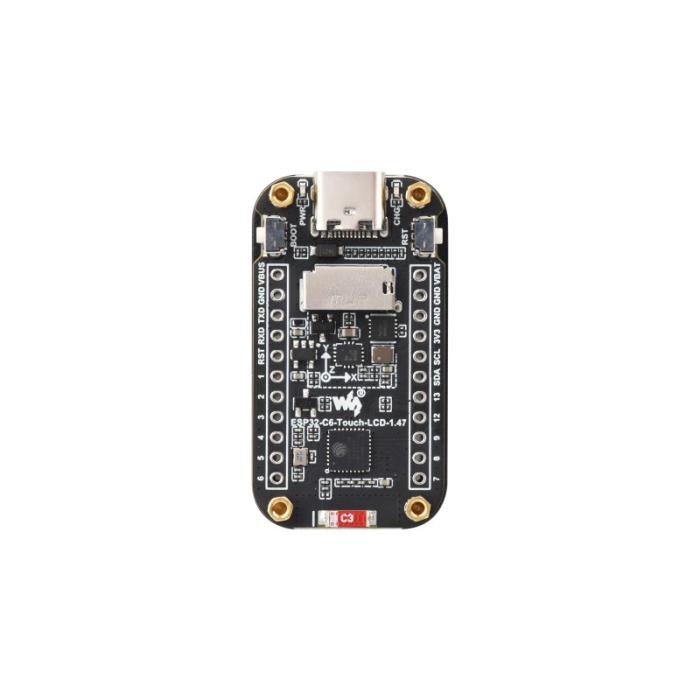 Utvecklingskort med ESP32-C6 och 1.47