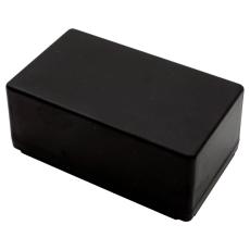 Enclosure 120x70x50mm black @ electrokit