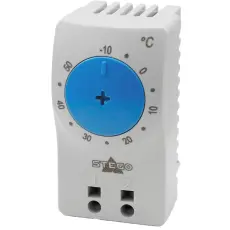 Termostat NO DIN-montering 250VAC 10A @ electrokit