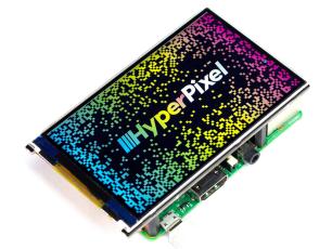 4.0" LCD TFT 840x480px HyperPixel f&ouml;r Raspberry Pi @ electrokit