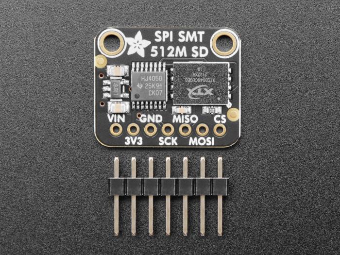 SD-kort 512MB SPI monterad på kort @ electrokit (3 av 4)