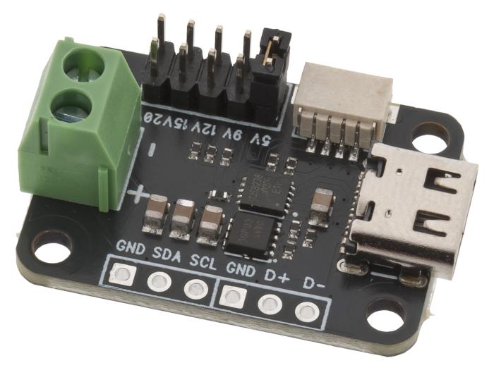 Strömförsörjningskort PD-Trigger USB-C 5-20V @ electrokit (2 av 4)