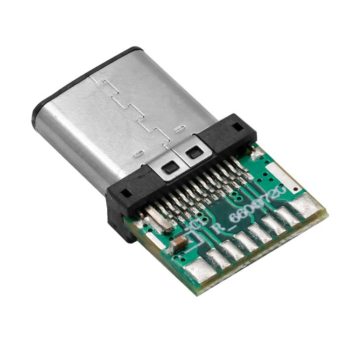 USB-C hane monterad på kort för USB3.1 @ electrokit (3 av 3)