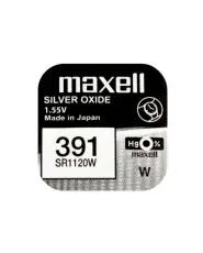 Knappcellsbatteri silveroxid 381/391 SR1120 Maxell @ electrokit