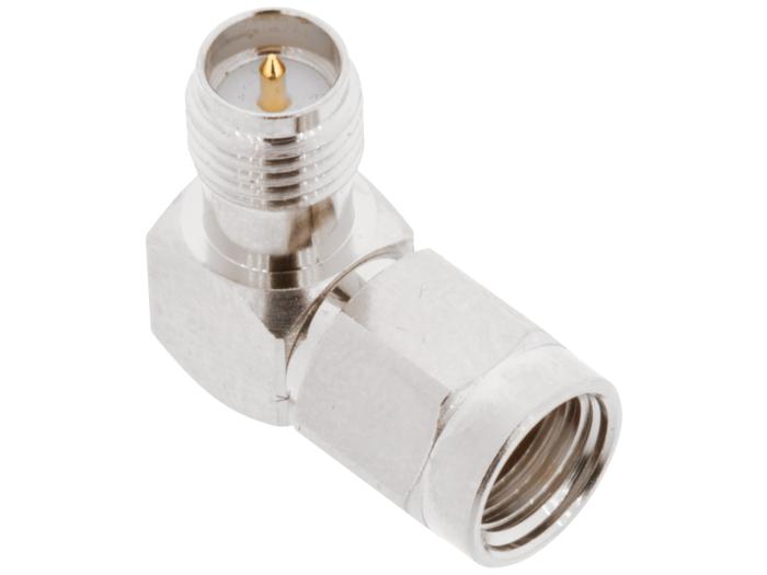 Adapter RP-SMA hona RP-SMA hane vinklad @ electrokit (3 av 3)