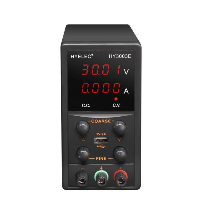 Labaggregat 0-30V 0-3A / 5V 2A @ electrokit (2 av 2)