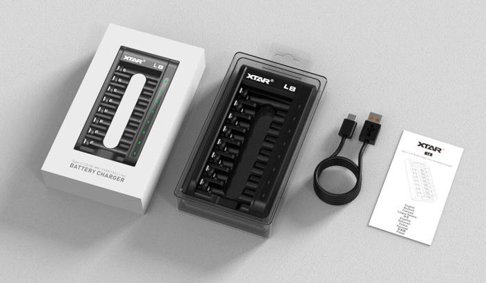 Smart batteriladdare 8x AAA/AA NiMH + 1.5V Li-Ion @ electrokit (8 av 8)