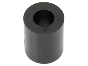 Distans 7.9/4.2 x 10mm plast svart @ electrokit