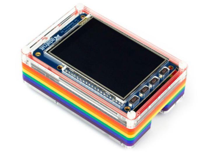PiBow top layer - PiTFT+ @ electrokit (1 of 2)