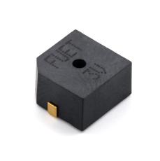 Aktiv piezosummer 85dB 3kHz 3.3V SMD 9.6x9.6mm @ electrokit