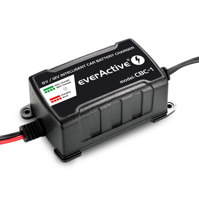 Battery charger for 12V GEL/AGM lead-acid 1A @ electrokit (3 of 10)
