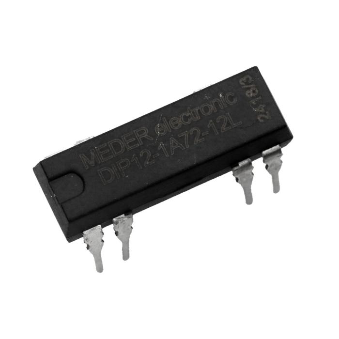 Reedrelä DIL 1A72 12V 1-pol 1A - 200VDC @ electrokit (1 av 1)