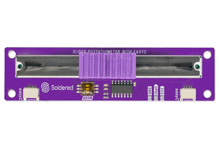 Skjutpotentiometer-modul 86mm - Qwiic @ electrokit (2 av 4)