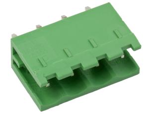 PCB male pin header vertical 5.08mm 4-pin 300V 10A @ electrokit