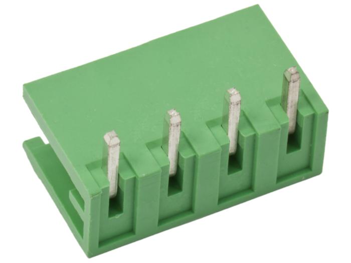 PCB stiftlist hane vinklad 5.08mm 4-pin 300V 10A @ electrokit (2 av 2)
