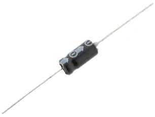 Electrolytic capacitor 33uF 40V axial &oslash;6.3x13mm 2000h @ electrokit