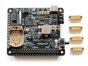 Witty Pi 5 RTC och strömhantering för Raspberry Pi 5 @ electrokit