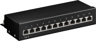 Patchbox 12-port Cat6 STP @ electrokit