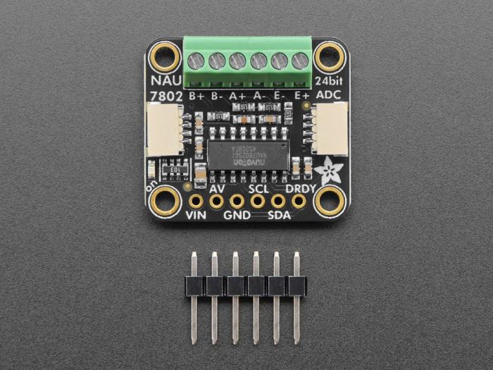 Lastcellsförstärkare med 24bit ADC och Qwiic - NAU7802 @ electrokit (3 av 7)