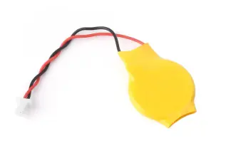CR2032 med kabel - 3.0V 210mAh @ electrokit