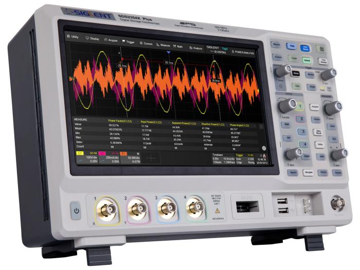 Oscilloskop 100MHz 4-kan Siglent SDS2104X+ @ electrokit (6 av 9)