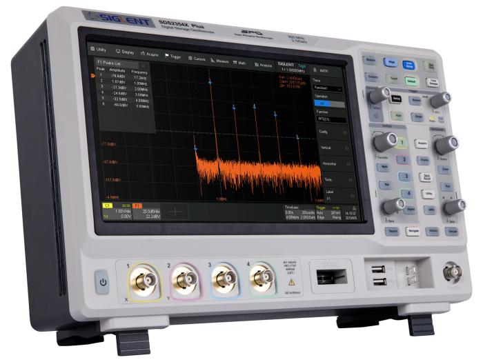 Oscilloskop 100MHz 4-kan Siglent SDS2104X+ @ electrokit (5 av 9)