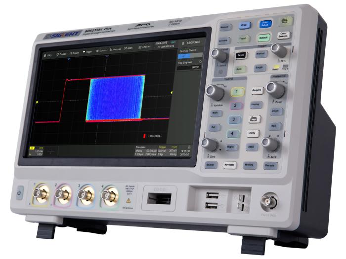 Oscilloskop 200MHz 4-kan Siglent SDS2204X+ @ electrokit (4 av 9)