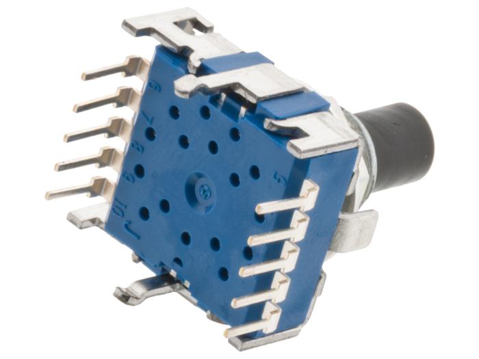 Vridomkopplare 1-pol 8 lägen PCB @ electrokit (2 av 2)