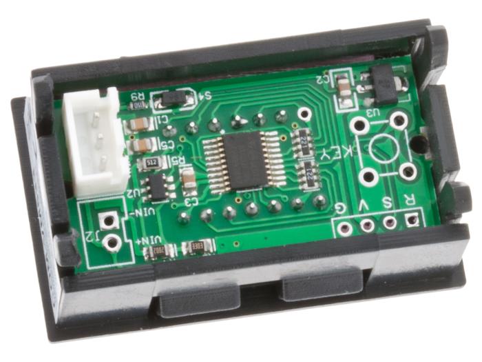 Panelinstrument 0-33VDC 5-siffror LED @ electrokit (3 av 3)