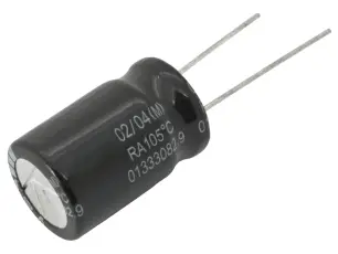 Elektrolytkondensator 6800uF 25V 105C &oslash;18x30mm 2000h @ electrokit