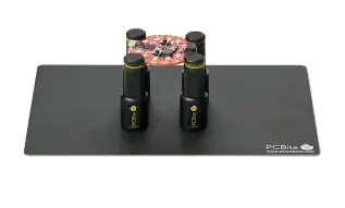 PCBite kit S insulated - PCB holder kit @ electrokit