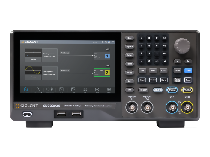 Funktionsgenerator 2-kan 200 MHz Siglent SDG3202X @ electrokit (1 av 5)