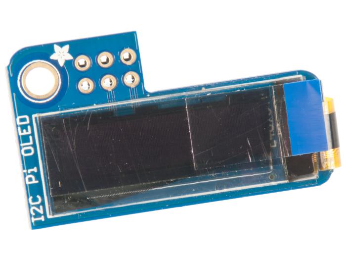 Adafruit PiOLED 128x32 monokrom OLED för Raspberry Pi @ electrokit (1 av 3)