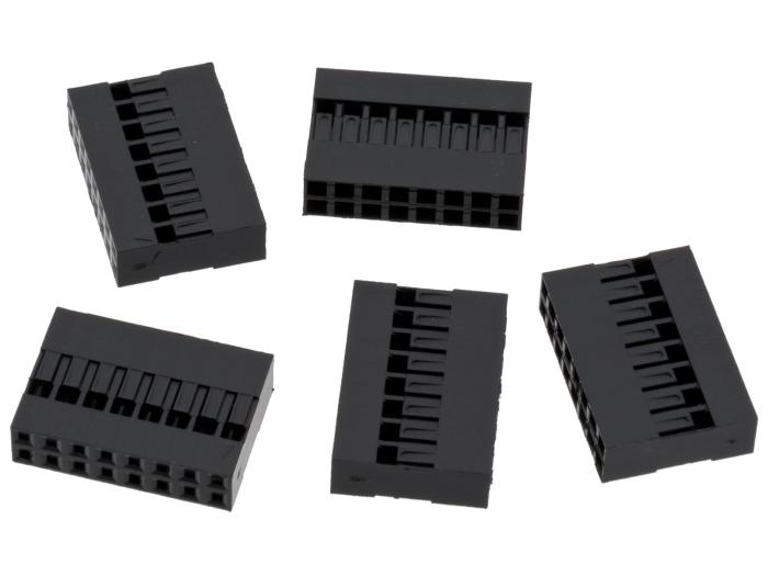 Contact housing 2.54mm 2x8-pin 5-pack @ electrokit (1 of 1)