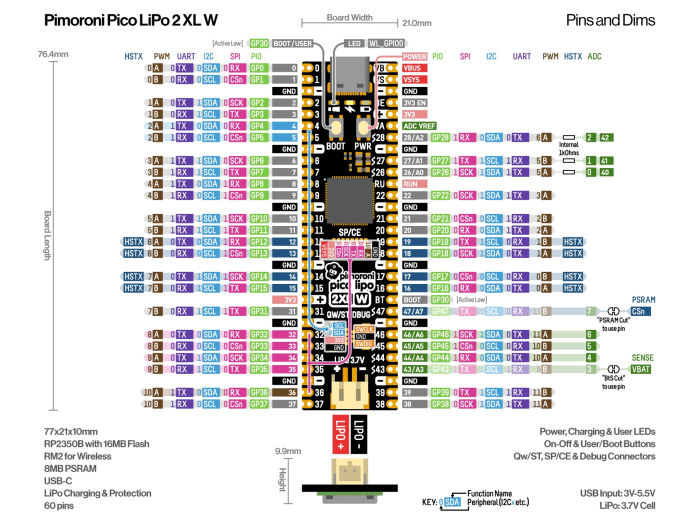 Pimoroni Pico LiPo 2 XL W @ electrokit (4 of 4)