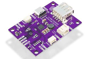 USB-C charger module Li-Ion/LiPo 3A with 5V USB out - Qwiic @ electrokit