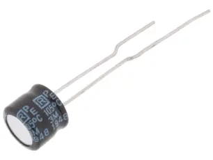 Elektrolytkondensator 100uF 16V 105C &oslash;6.3x5mm 1000h @ electrokit