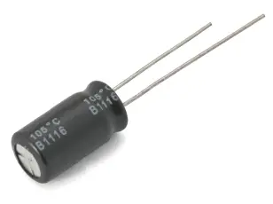 Elektrolytkondensator 680uF 25V 105C &oslash;8x16mm 10000h @ electrokit