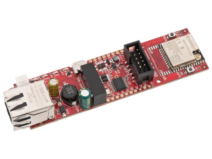 ESP32-WROOM-32UE utvecklingskort PoE - extern antenn @ electrokit (2 av 5)