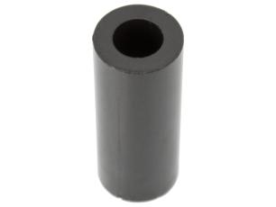 Distans 6.3/4.3 x 20mm plast svart @ electrokit