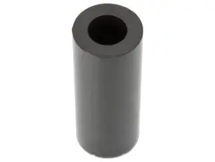 Distans 6.3/4.3 x 20mm plast svart @ electrokit