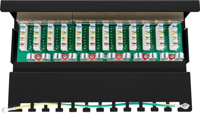 Patchbox 12-port Cat6 STP @ electrokit (2 av 3)