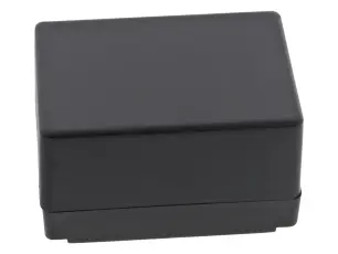Apparatlåda 72x50x42mm svart @ electrokit