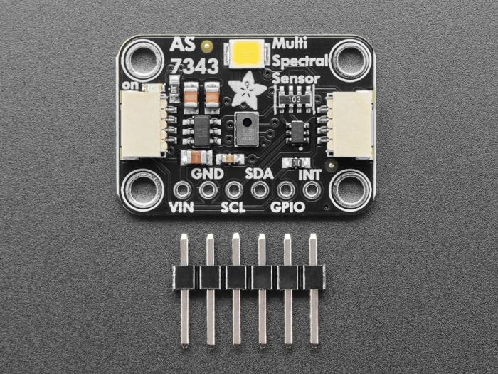 Multispektral ljussensor 380-1000nm AS7343 - Qwiic @ electrokit (4 av 6)