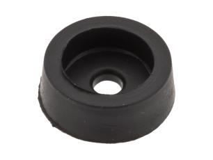 Apparatfot för M3 ø14x4.8mm svart gummi @ electrokit