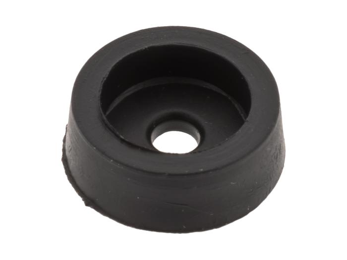 Apparatfot för M3 ø14x4.8mm svart gummi @ electrokit (1 av 1)