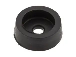 Apparatfot för M3 ø14x4.8mm svart gummi @ electrokit