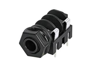 6.3mm female 2-pin mono chassis PCB switch @ electrokit