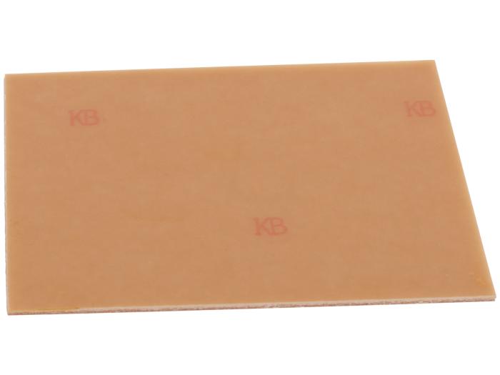 Kopparlaminat enkelsidigt FR2 1.5mm 35u 80x100mm @ electrokit (2 av 2)