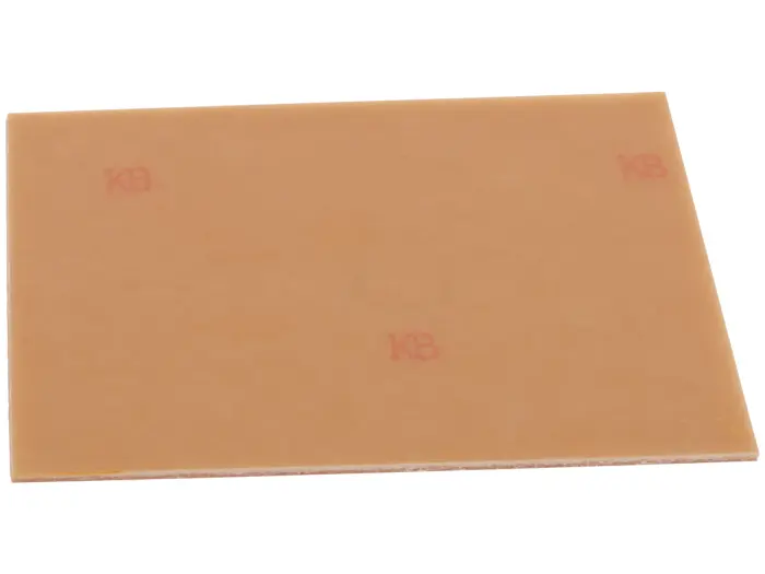 Kopparlaminat enkelsidigt FR2 1.5mm 35u 80x100mm @ electrokit (2 av 2)